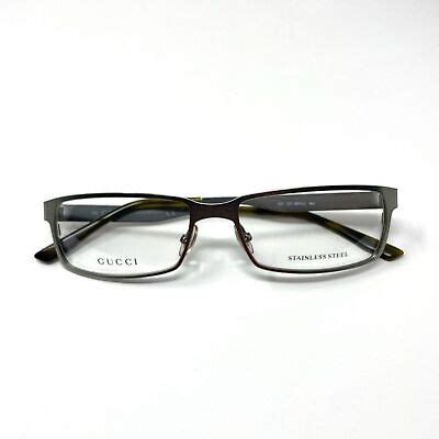 140 gucci made in italy ce gg 1866 u nlo|Gucci GG 1866/U NLA Black Metal Rectangle Eyeglasses .